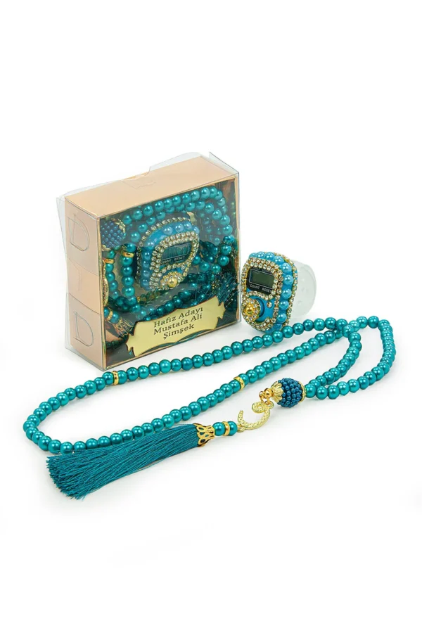 coffret de chapelet électronique, chapelet manuel et porte clé