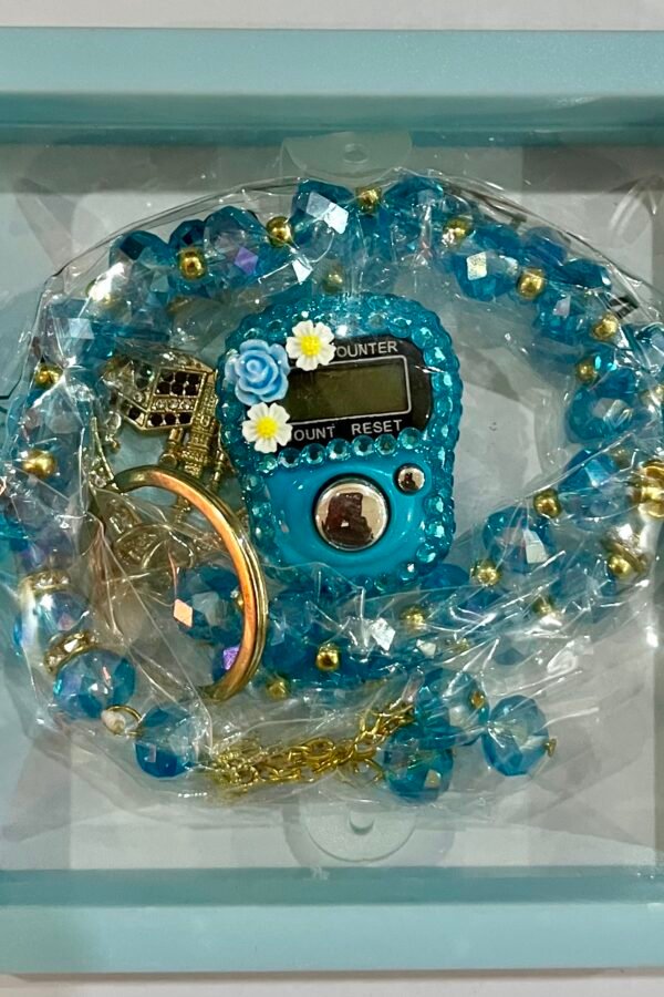 coffret de chapelet électronique, chapelet manuel et porte clé